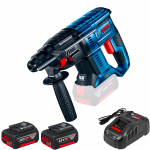 BOSCH GBH 180-LI (SOLO) Ciocan rotopercutor brushless Li-Ion, 2J +  SET PRO-MIX - Incarcator GAL1880CV + 2 acu 18V, 5Ah