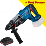 BOSCH GBH 18V-28 DC (SOLO) Ciocan rotopercutor brushless, Li-Ion, 3.4J +  Acumulator 4Ah ProCore (Fara incarcator!)