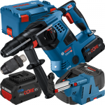 BOSCH GBH 18V-28 CF Ciocan rotopercutor brushless cu 2 acumulatori Li-Ion, 18V, 8Ah, 3.4J + Incarcator rapid + L-BOXX