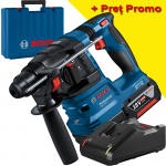 BOSCH GBH 185-LI Ciocan rotopercutor brushless, cu 1 acumulator Li-Ion 4Ah, 1.9J + Incarcator 4Ah + Valiza