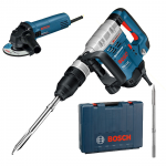 BOSCH GSH 5 CE Ciocan demolator SDS-max 1150 W, 8.3 J + GWS 850 C Polizor unghiular