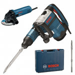 BOSCH GSH 7 VC Ciocan demolator SDS-max 1500 W + GWS 850 C Polizor unghiular