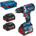 BOSCH GSR 18V-60 C Masina de gaurit si insurubat brushless cu 3 acumulatori Li-Ion, 5Ah, 60Nm + L-BOXX