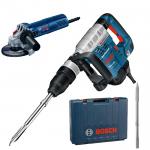 BOSCH GSH 5 CE Ciocan demolator SDS-max 1150 W, 8.3 J + GWS 9-125 Polizor unghiular