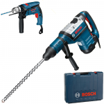 BOSCH GBH 8-45 DV Ciocan rotopercutor SDS-max 1500 W, 12.5 J + GSB 13 RE Masina de gaurit cu percutie 600 W