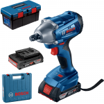 BOSCH GDS 250-LI Surubelnita cu impact cu software ABR, cu 2 acumulatori Li-Ion, 3Ah, 250Nm + Cutie Toolbox PRO