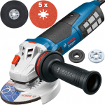 BOSCH GWS 19-125 CIE Polizor unghiular 1900 W, diametru disc 125 + Accesorii