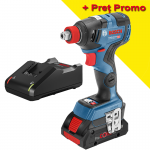 BOSCH GDX 18V-200 C Masina de insurubat cu impact brushless, cu 1 acumulator ProCore Li-Ion, 4Ah, 200Nm