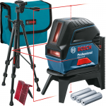 BOSCH GCL 2-15 + RM 1 + BT 150 Nivela laser cu linii (15 m) + Suport professional + Stativ