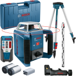 BOSCH GRL 400 H Nivela laser rotativa (400 m) + BT 152 Trepied + GR 2400 Rigla + Valiza