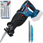 BOSCH GSA 18V-28 (SOLO) Ferastrau sabie Li-Ion, fara acumulator in set + Set 12 panze