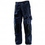 BOSCH  Pantaloni cu buzunare pe genunchi - albastri WKT 010 82C58 lungimea 82 marimea 58