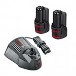 BOSCH GBA12V + GAL1230CV Set 2 acumulatori Li-Ion, 12V, 2Ah + Incarcator rapid de 3Ah