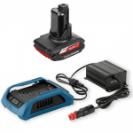 BOSCH GBA12VW + GAL1830W Acumulator Li-Ion, 12 V, 2.5 Ah, Wireless + Incarcator de masina Li-Ion, 12-18 V, Wireless