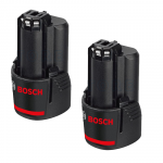 BOSCH GBA12V Set 2 acumulatori LI-Ion, 12V, 2Ah