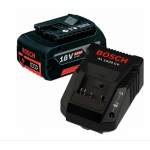 BOSCH GBA18V + AL1860CV Acumulator Li-Ion, 18V, 4Ah + Incarcator