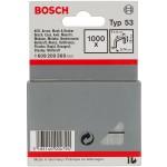 BOSCH  Set 1000 capse TYP 53, 18 mm  (latime 11.4 mm, grosime 0.74 mm)