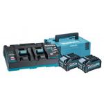 MAKITA  PSK XGT BL4040X2+DC40RB+MAKPAC