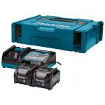 MAKITA  POWER SOURCE BL4020x2+DC40RC+MAKPAC