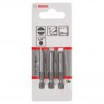 BOSCH  Set 3 biti Extra Hard 49 mm, LS 1.2x6.5 mm