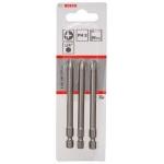 BOSCH  Set 3 biti Extra Hard 89 mm, PH3