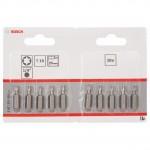 BOSCH  Set 10 biti Extra Hard 25 mm, T15