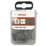 BOSCH  Set 25 biti Extra Hard 25 mm, PZ2 in cutie Tic-Tac