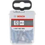 BOSCH  Set 25 biti Extra Hard 25 mm, T25 in cutie Tic-Tac