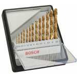 BOSCH  Caseta 13 burghie metal HSS-TIN 1-6.5mm