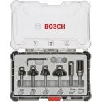 BOSCH  Set 6 freze HM tija 8 mm