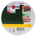 BOSCH  Set 25 foi 125 mm, R60