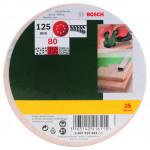 BOSCH  Set 25 foi 125 mm, R80