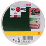 BOSCH  Set 25 foi 125 mm, R120