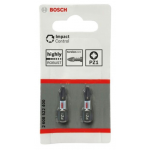 BOSCH  Set 2 biti Impact Control 25 mm, PZ1