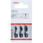 BOSCH  Set 3 biti Impact Control 25 mm, PH1, PH2, PH3