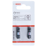 BOSCH  Set 2 biti Impact Control 25 mm, T40