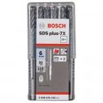 BOSCH  Set 30 burghie SDS-PLUS-7X, 6x50x115 mm
