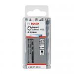 BOSCH  Set 10 burghie metal HSS-Impact tip bit 3.5 mm