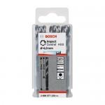 BOSCH  Set 10 burghie metal HSS-Impact tip bit 4 mm