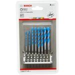 BOSCH  Set 8 burghie MultiConstruction 3/4/5/6/8 mm tip bit 1/4