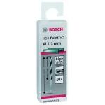 BOSCH  Set 10 burghie metal HSS PointTeQ 1.1 mm