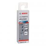 BOSCH  Set 10 burghie metal HSS PointTeQ 2.2 mm