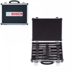 BOSCH  Set mixt 11 accesorii SDS-PLUS (cutie neagra) - Cutie deteriorata!