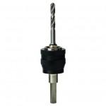 BOSCH  Adaptor hexagonal cu burghiu centrare PowerChange pentru carotele Progressor BiMetal, 8x80 mm, interior 6.35 mm