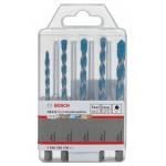 BOSCH  Set 5 burghie MultiConstruction 4/5/6/8 mm tip bit 1/4