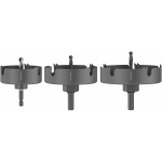 BOSCH  Set 3 carote pentru lem si rigips 68/86/100x25 mm