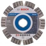 BOSCH  Disc diamantat granit/piatra 125 BEST