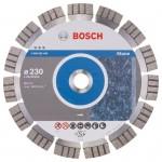 BOSCH  Disc diamantat granit/piatra 230 BEST