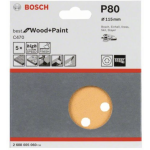 BOSCH  Set 5 foi 115 mm, R80