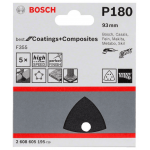 BOSCH  Set 5 foi delta 93x93 mm, R180, 6 orificii